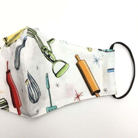 2/$15 -‎ Chef Mask, White Chef Face Mask, Rollers Mixers, Filti Filter - Picture 6 of 13